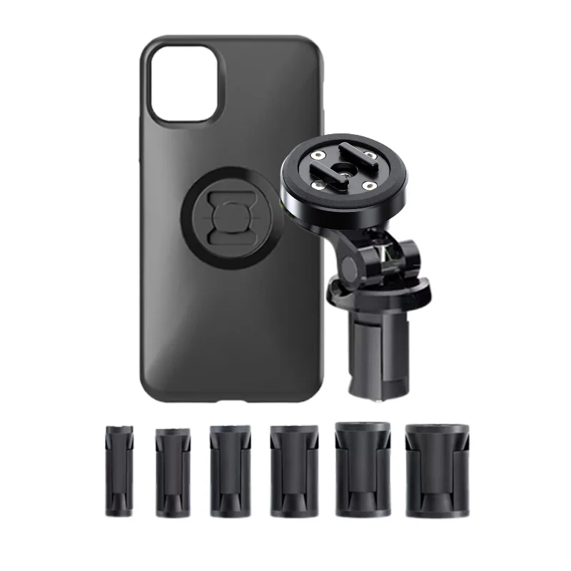 Imagem -02 - Motocicleta Shockproof Mobile Phone Holder Centro Suporte Rod Instalação Navegação Quick Locking Equipado para Iphone Case