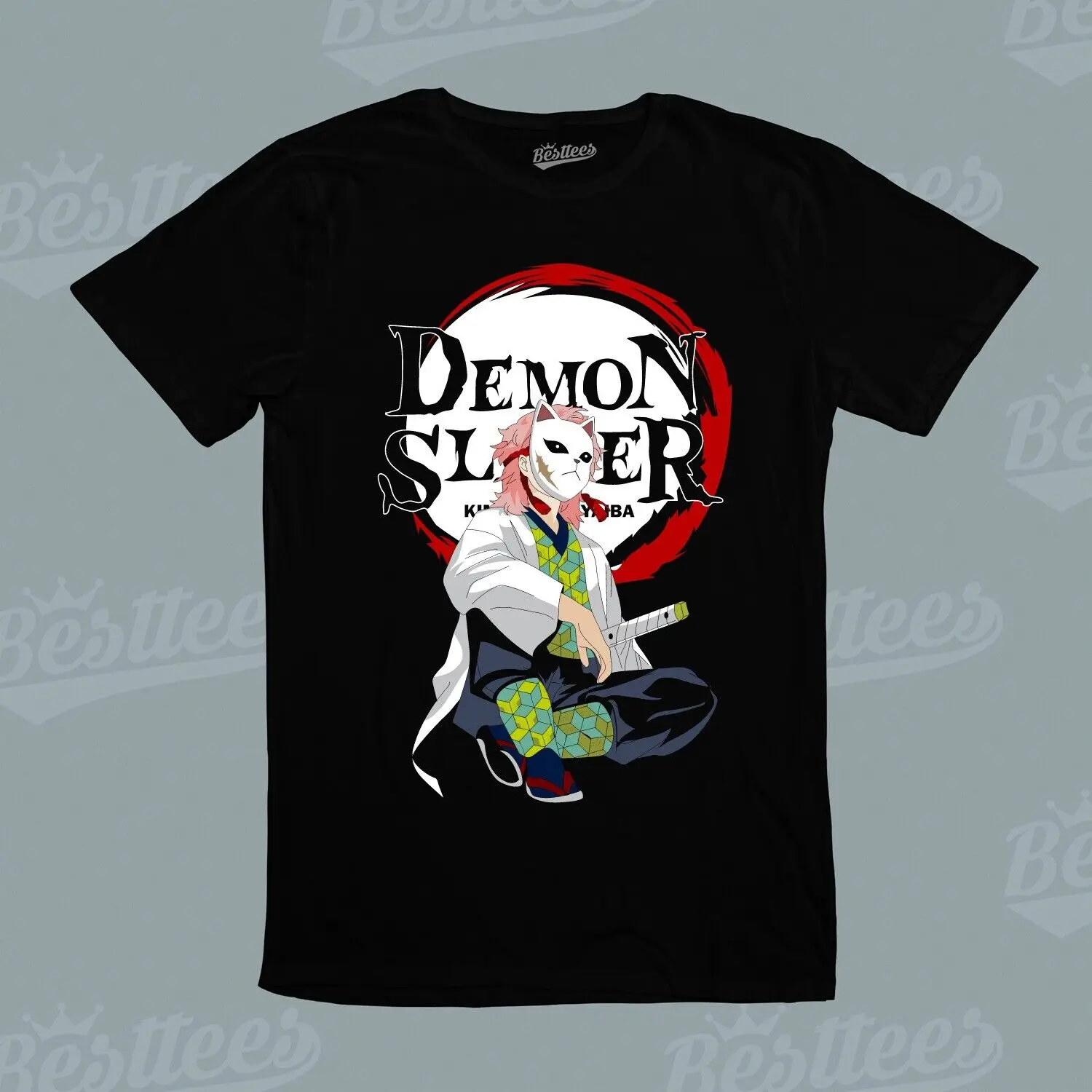 Футболка для мужчин, женщин, детей, с рисунком японского демона, рассекающего аниме сабито макомо Футболка для мужчин, женщин, детей, с рисунком японского демона, рассекающего аниме сабито макомо