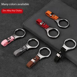 Suede Car keychain ring Men's Women's Celebrity Car Home Universal Anti-lost Pendant Lock Key chain Waist Metal Hanging key ring