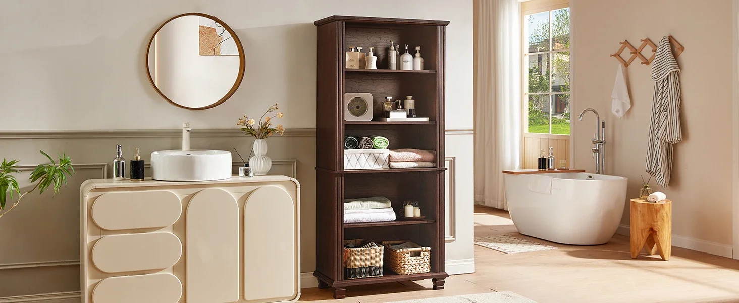 tall bookshelf