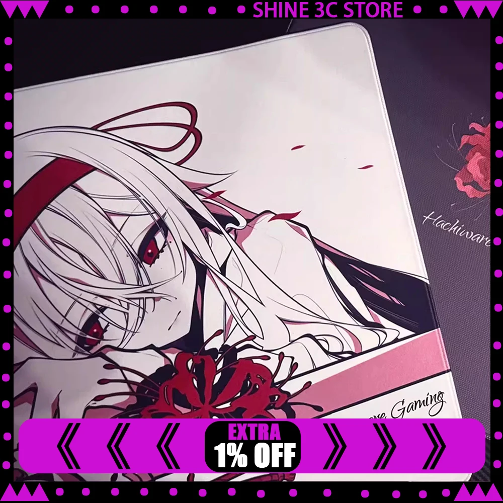 

Hachiware Gaming Equinox Flower Mousepad FPS Medium Control Gaming Mouse Pad Skidproof For CSGO Valorant Pc Accessories Gifts