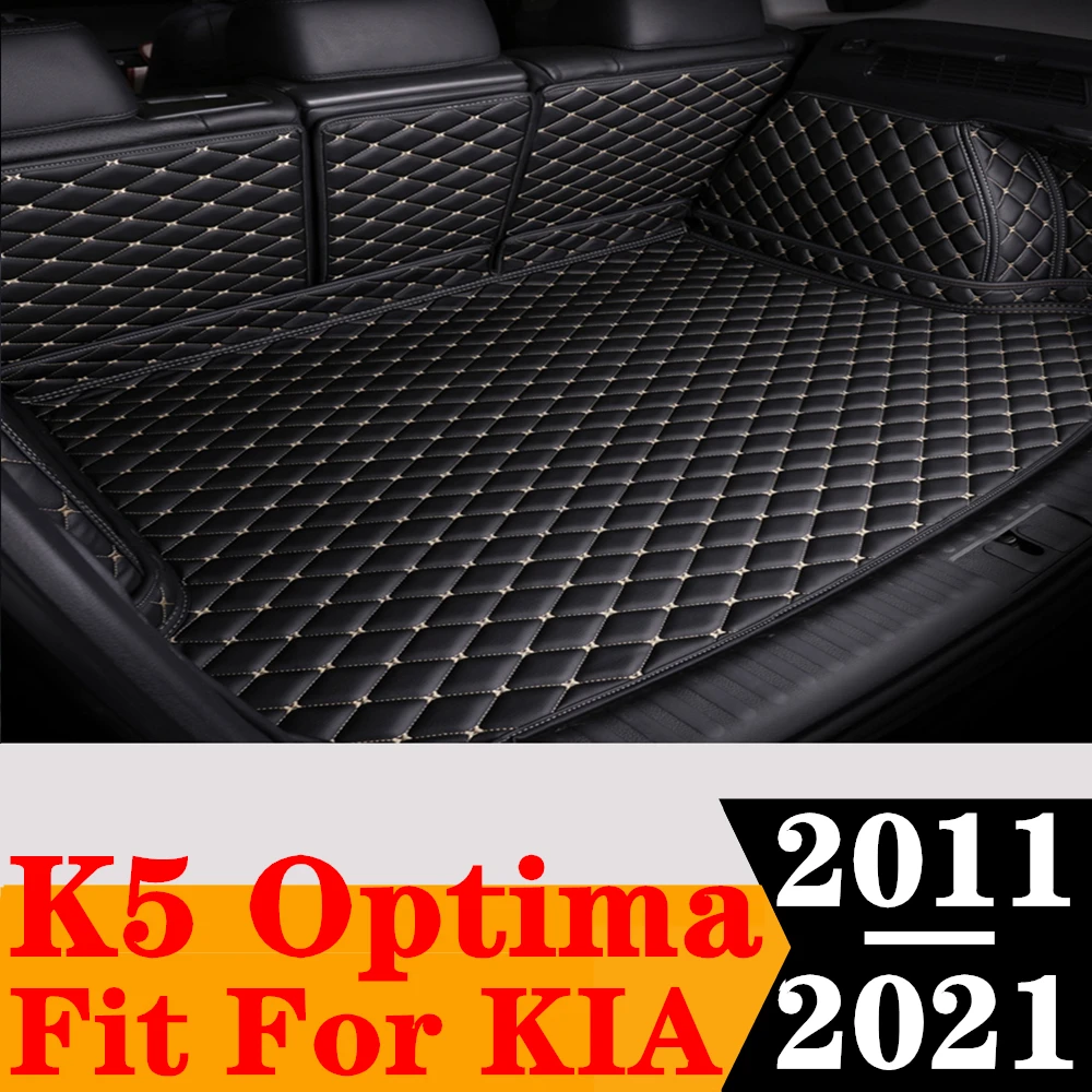 

Полный комплект автомобильного коврика в багажник для KIA K5 Optima 2021 20 2019 18-2011, задний багажник, хвостовой багажник, поднос, багажник, внутренние детали