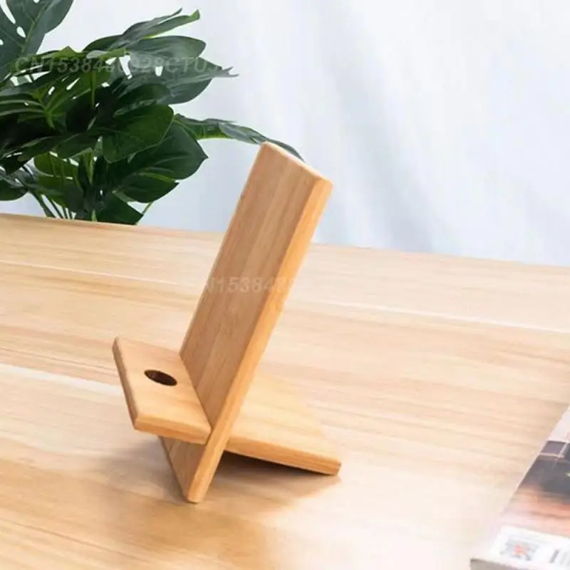 Wooden  Phone  Stand Wear-resistant Tablet Support Consumer Electronics Smartphone Mount Creative Bamboo Mobile Phone Holder