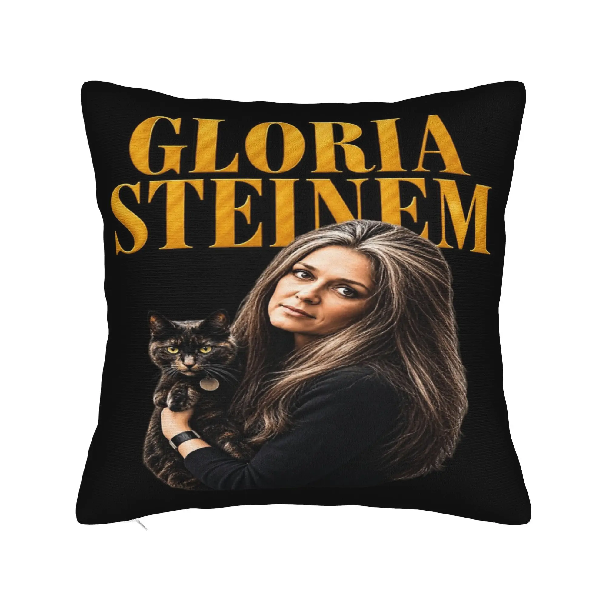 New Style Living Room RIP Gloria Steinem  Decoration Pillowcases Merch  Pillow Cover Square Multi Size