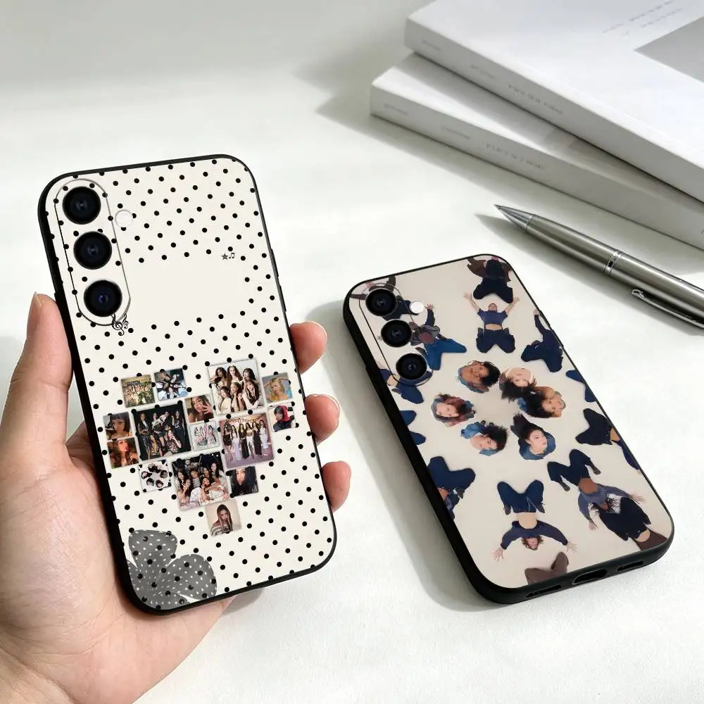 KPop KATSEYES-S Phone Case For Samsung Galaxy A73,A72,A71,A70,A53,A52,A51,Others Soft Black Cover Gift