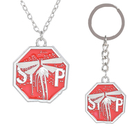 Fashing Chains Jewelry Men Women Accessories Hot Game The Last Of Us Necklace Firefly Logo Letters Pendant