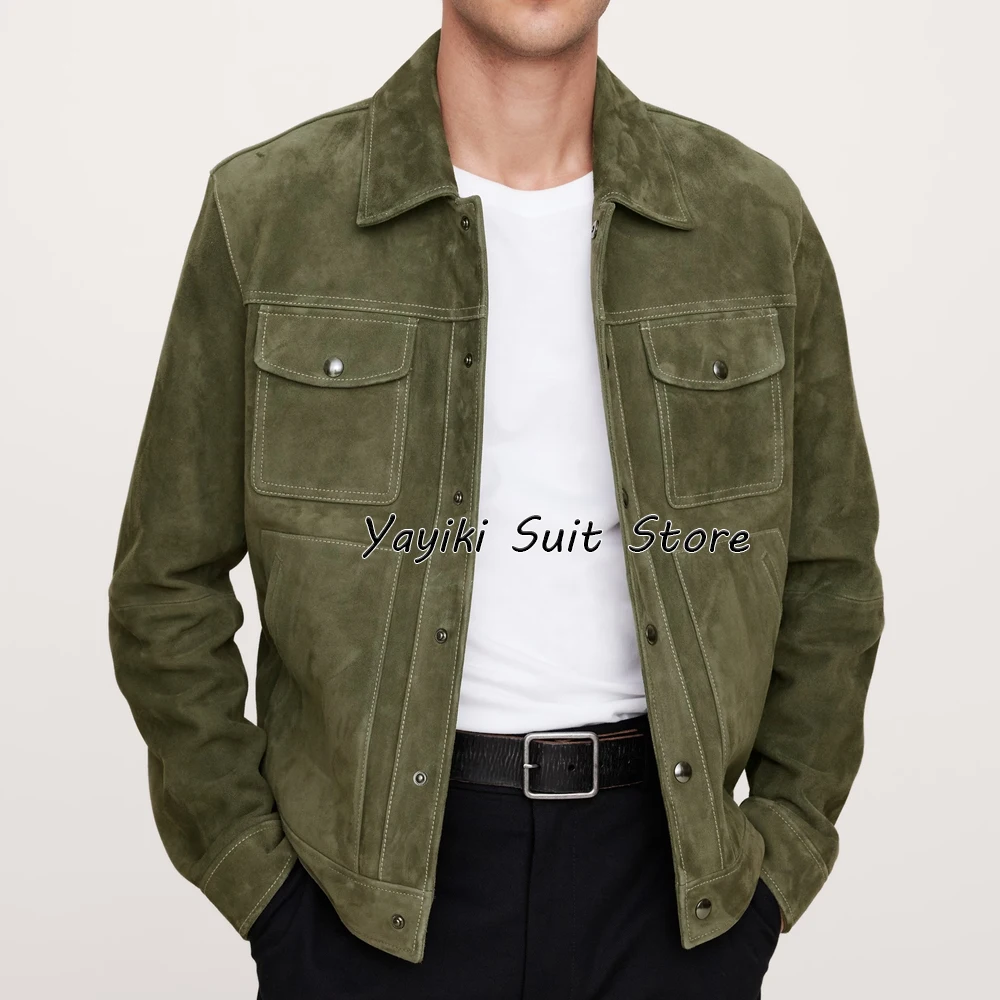 

Men Coat for Man Men's Suede Jacket Costumes New in Suits and Blazers Luxury Man Suit Jackets Elegant Mens Coats Male & Clothing
