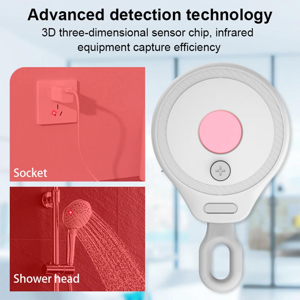 Wireless Hidden Devices Camera Bug Detector Portable Hidden Devices Scanner Anti-Peeping Infrared Camera Finder for Travel Hotel