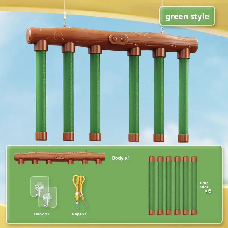 Sfida Caduta Bastoni Gioco Addestramento Capacità di Reazione Bastone Giocattolo Giocattolo Educativo Per Bambini Genitore-figlio Interattivo Cattura G9b4