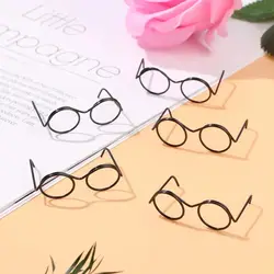 5PCS Retro Metal Round Doll Glasses Frame Lensless Miniature Eyewear Great Collection Cool Eyeglasses For Blythe Doll Accessorie