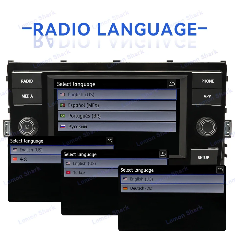 راديو السيارة Noname Carplay 5GD035280C Android Auto MIB SD Mirrorlink لـ VW MQB Lamando GOLF MK7 Passat B8 Tiguan L New Octavia