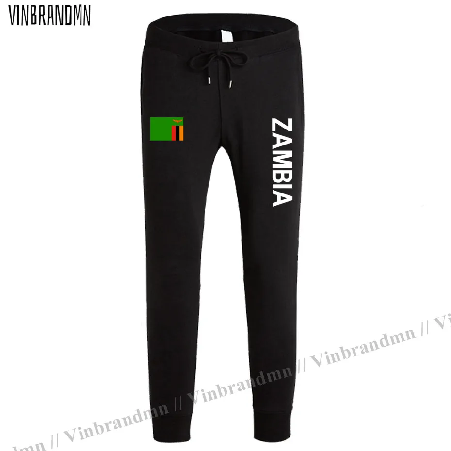 

Republic of Zambia Zambian ZMB mens pants joggers jumpsuit sweatpants track sweat fitness fleece tactical casual nation country