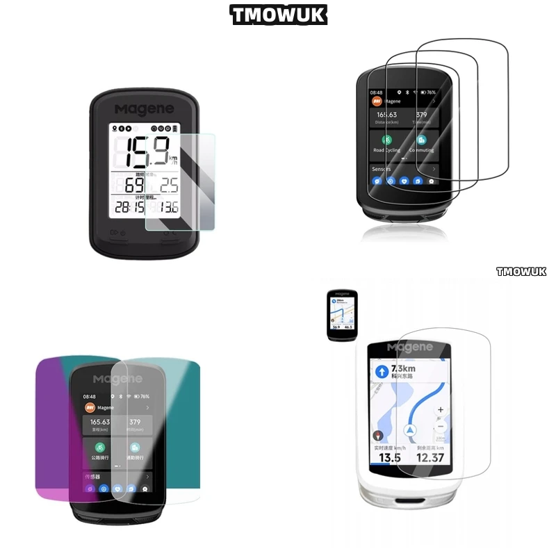 

For Magene C706 C506 C606 C606Pro Anti - Scratch Glass Film For Bike GPS Computer Screen Cover