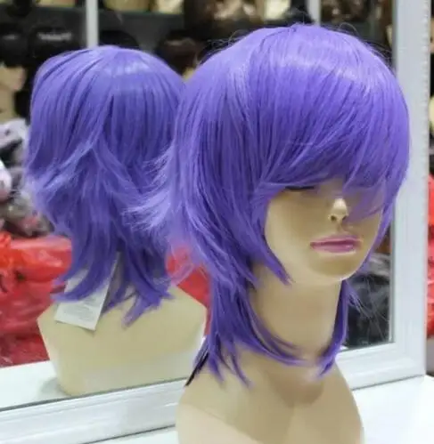 Hot New Gril's ladys Axis Powers Short Purple Cosplay Party hair Wig heat resistant