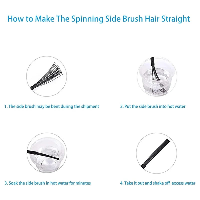 12 szt. Szczotka boczna Forlubluelu L15 Akcesoria do zamiatarek Ultra trwałe akcesoria Zwiększona wydajność czyszczenia