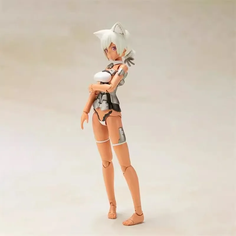 

KOTOBUKIYA Original FRAME ARMS GIRL Anime Figure FG141 LAETITIA Silver Ver. Action Figure Toys for Gift Collectible Model
