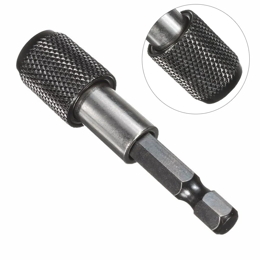 3Pcs Hex Magnetic Screwdriver Bit Holder Set Chrome Vanadium Steel Heavy Duty Drill Bit Extension Bars for DIY Repairs Socket