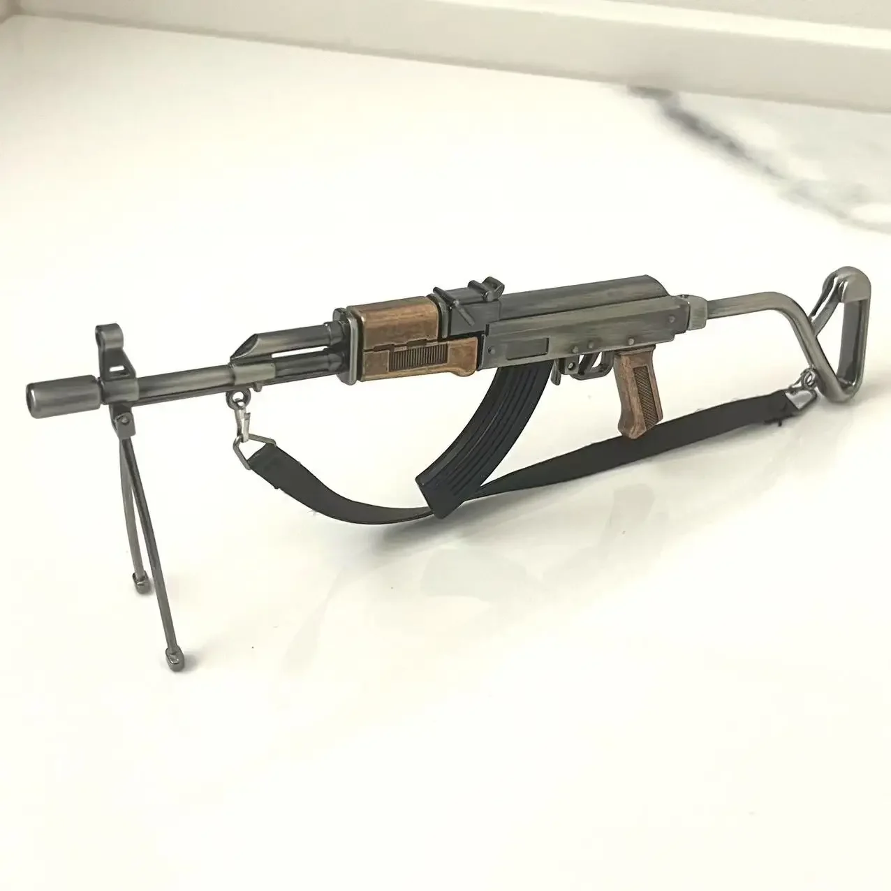 طوي 20 سنتيمتر AK بندقية نموذج سبيكة مسدس صغير نموذج PUBG Jedi مسدس لعبة تململ لعبة مكتب زخرفة الديكور الصبي الكبار هدية
