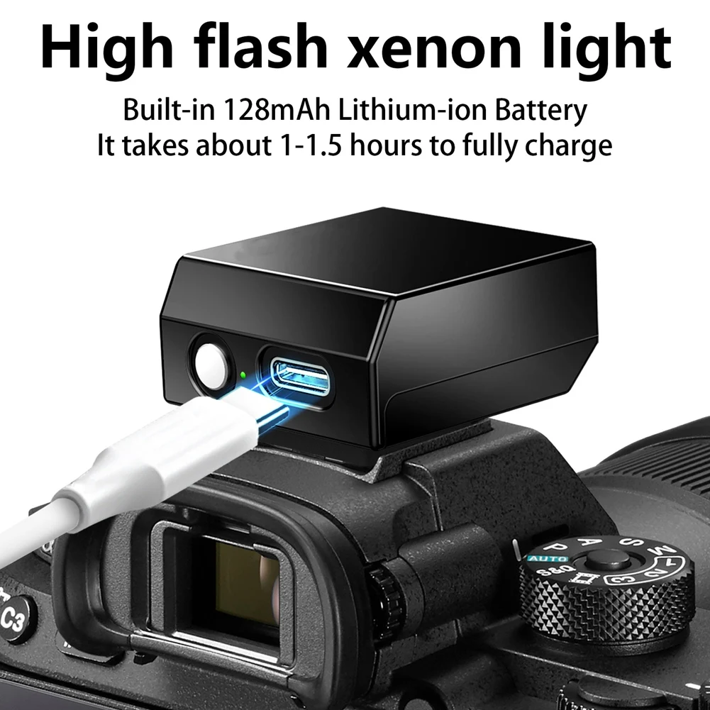 

Универсальная вспышка A55T для Sony, Nikon, Canon, Fuji, Ricoh GR3X TTL F1S Mini Speedlite, дополнительный свет для фотосъемки