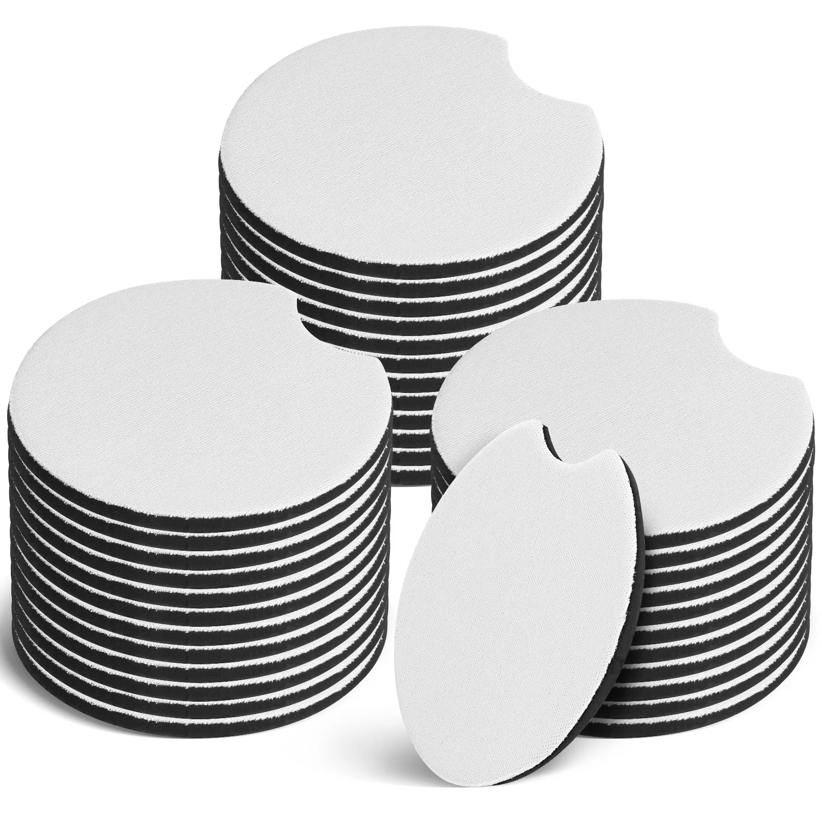 36 Pcs Car Coaster Miss Cars Sublimation Blanks Coasters Neoprene Cup Holder For