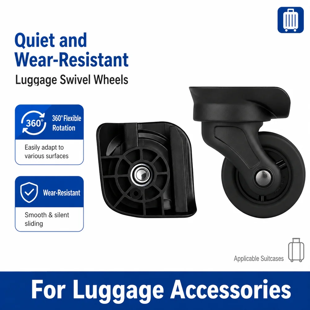 Replacement Wheel Housing For T15 Luggage 360° Silent Spinner Caster Bracket Wear-Proof Suitcase Parts Repair Accessories