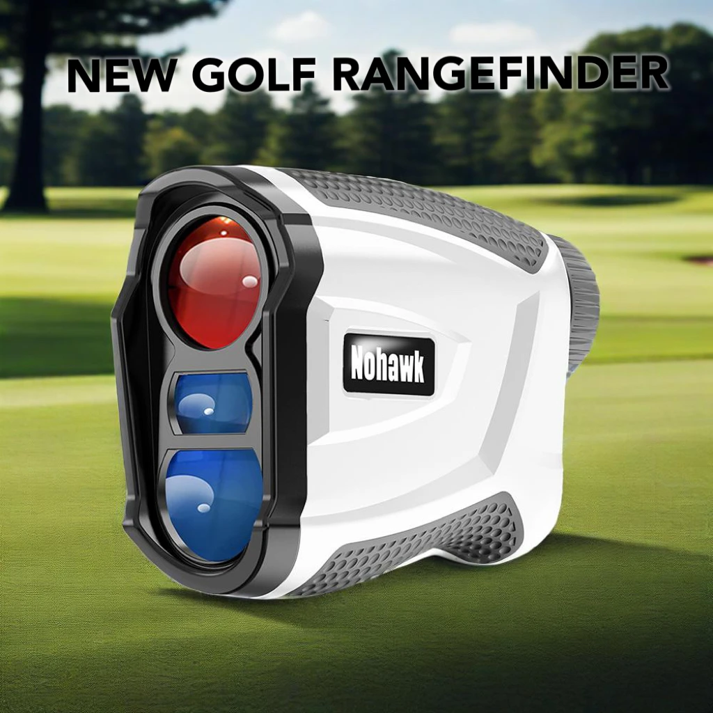 

Nohawk 600/800/1000 Yards Golf Laser Rangefinder with Slope Compensation Flag Lock and Vibration 6X mag Monocular for Golfing