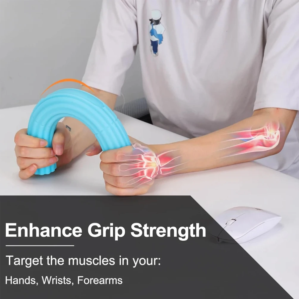 

Elastic therapy resistance rod - relieves tendinitis pain, improves grip strength - flexible material - grip strength device