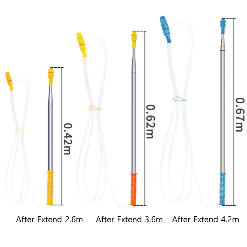 

Retractable 2.6/3.6/4.2m Spraying Rod for Pesticide Sprayer / Outdoor Agricultural Farming Garden Tools Watering