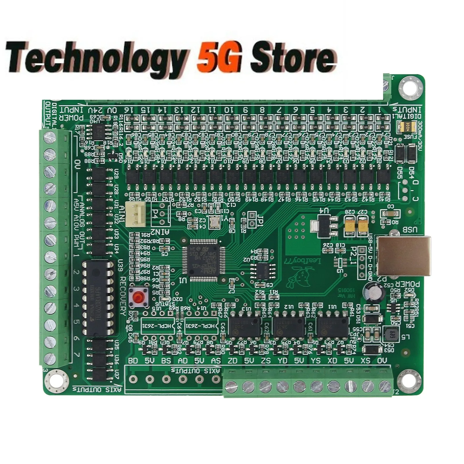 

LF77-AKZ250-USB3-NPN 3 Axis 5 Axis Mach3 Motion Controller Mach3 USB Controller For CNC Engraving Machines