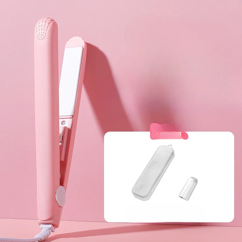 มินิแบบพกพาขนาดเล็ก Splint ผมตรงผมหยิก Dual-use Air Bangs ความร้อนอย่างรวดเร็วอุณหภูมิคงที่การเดินทางเพื่อธุรกิจ