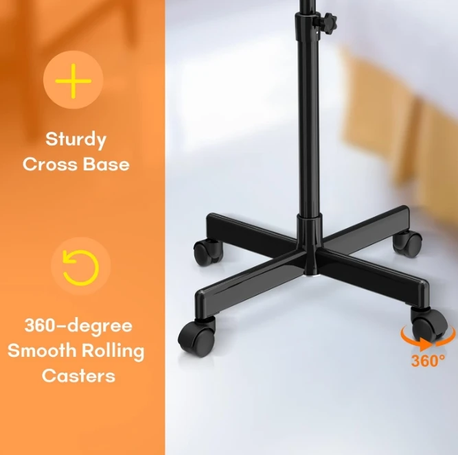 TT Hot Spray Ozone Face Clean Steamer Salon Sauna Vapor Vaporizer Black Facial Steamer With Stand and Wheels Skin Care Machine