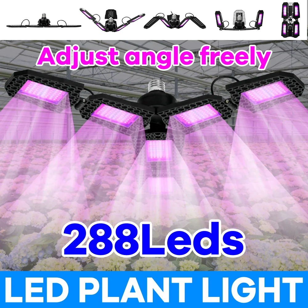 400W LED Full Spectrum Grow Light Bulb Indoor Hydroponics Plant Cultivation Lamp For Greenhouse Tent Growth Box Potted Flowers