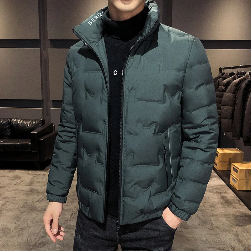 

Down Jacket Male Stand Collar 90% White Duck Leisure Winter Mens Thick Warm Clothing