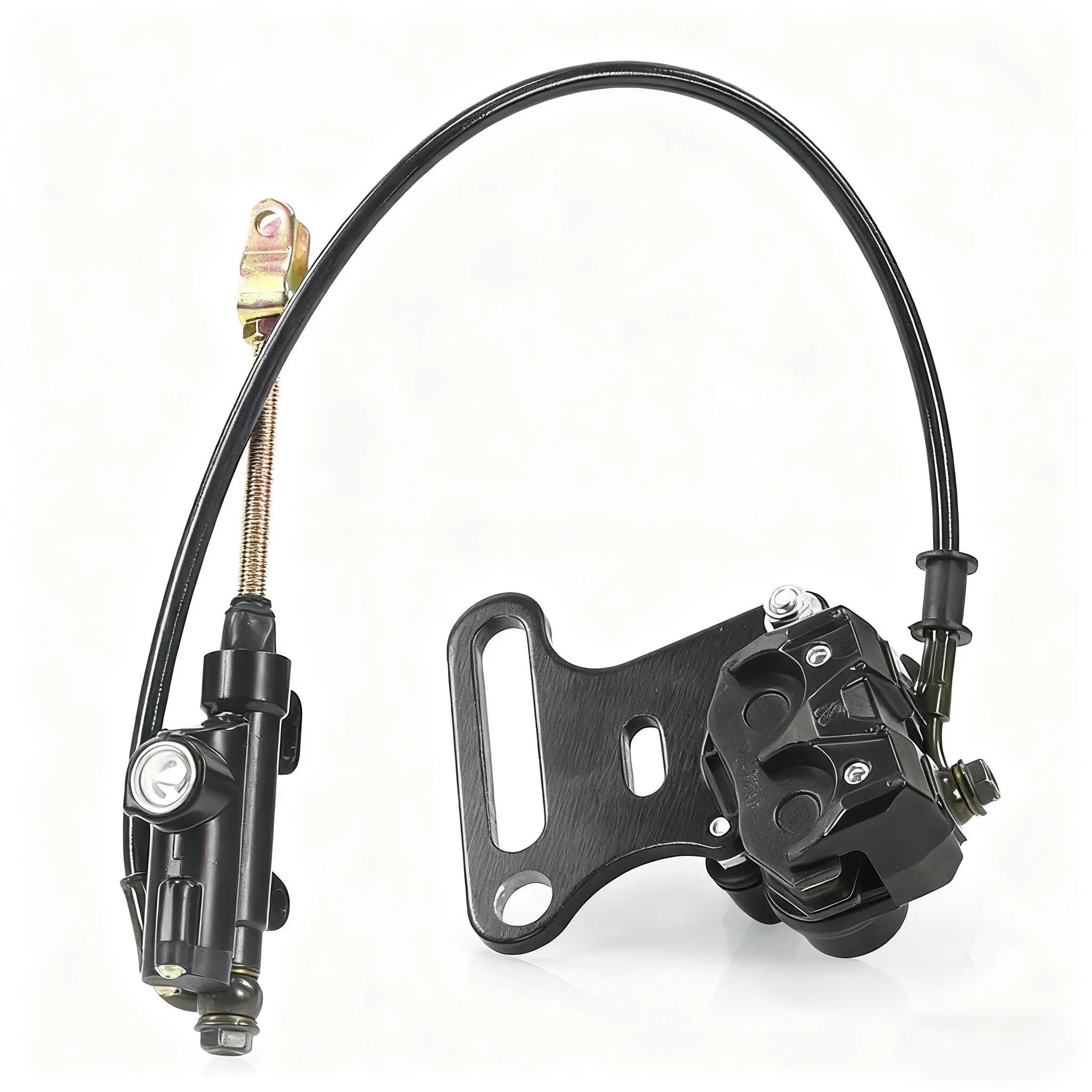 

15 мм гидравлическая задняя тормозная система, главный цилиндр, суппорт и колодки, подходят для 125-160cc Dirt Pit Trail Bike