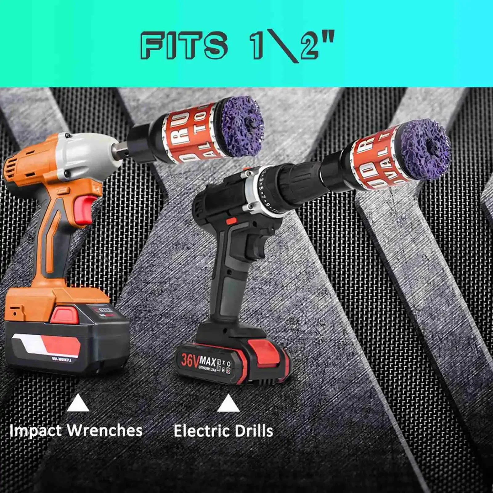 

Инструмент для удаления ржавчины со шпильками, болт, удаление ржавчины, ступица колеса, чистая поверхность, коррозионное мусор, автомобиль, грузовик, подходит для 1/2 ударных гаечных ключей, электрическая дрель