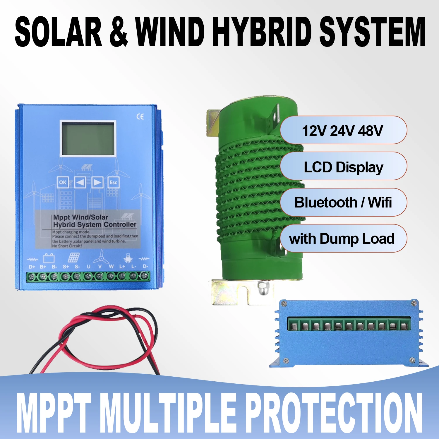 4000W Mppt Hybrid W…