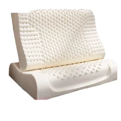 Almohada tailandesa de látex Natural para el cuello, Cervical, columna vertebral, hogar, Estudiante Adulto, 93%