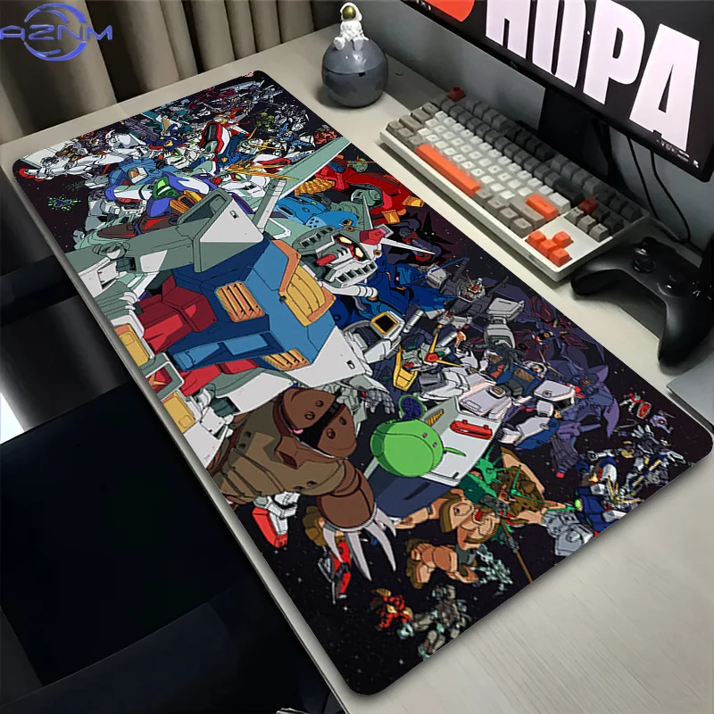 Popular Mouse Pad Anime M-mechanical Warrior G-gundam Computer Desk Mat Office Laptop Gamer Mouse Mat Non-Slip Gaming Mousepad