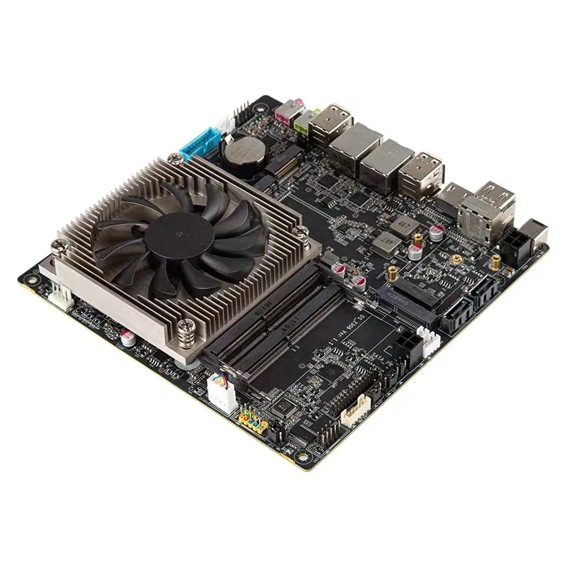 Ultra thin AMD Ryzen R5 R7 5825U 17 * 17 mini itx motherboard, all-in-one industrial control NAS motherboard