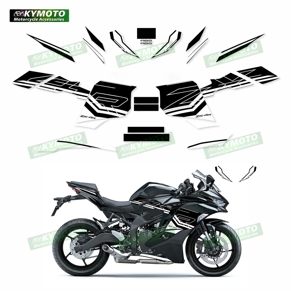 for Kawasaki ZX-4R ZX4R ZX-4RR 2023 motorcycle accessories decals fairing full car waterproof reflective kit sticker #1