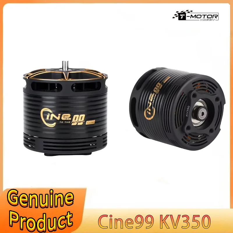 Motor T-HOBBY Cine99 350KV, diámetro del eje de 4mm para vueltas afiladas, seguimiento de alta velocidad, disparos cinematográficos dinámicos