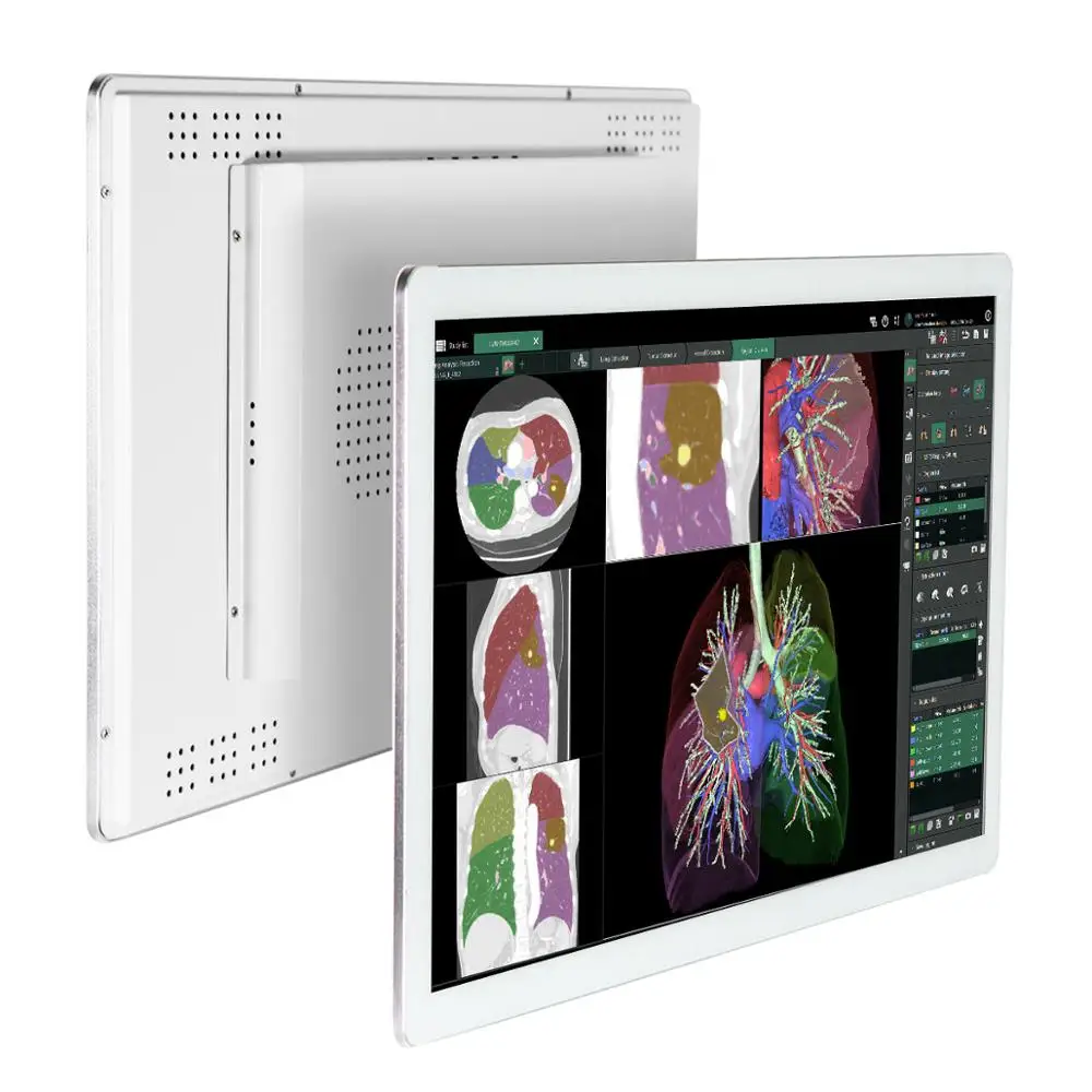 

White Medical Pc Touch Screen Monitor 22 Desktop With High Brightness
