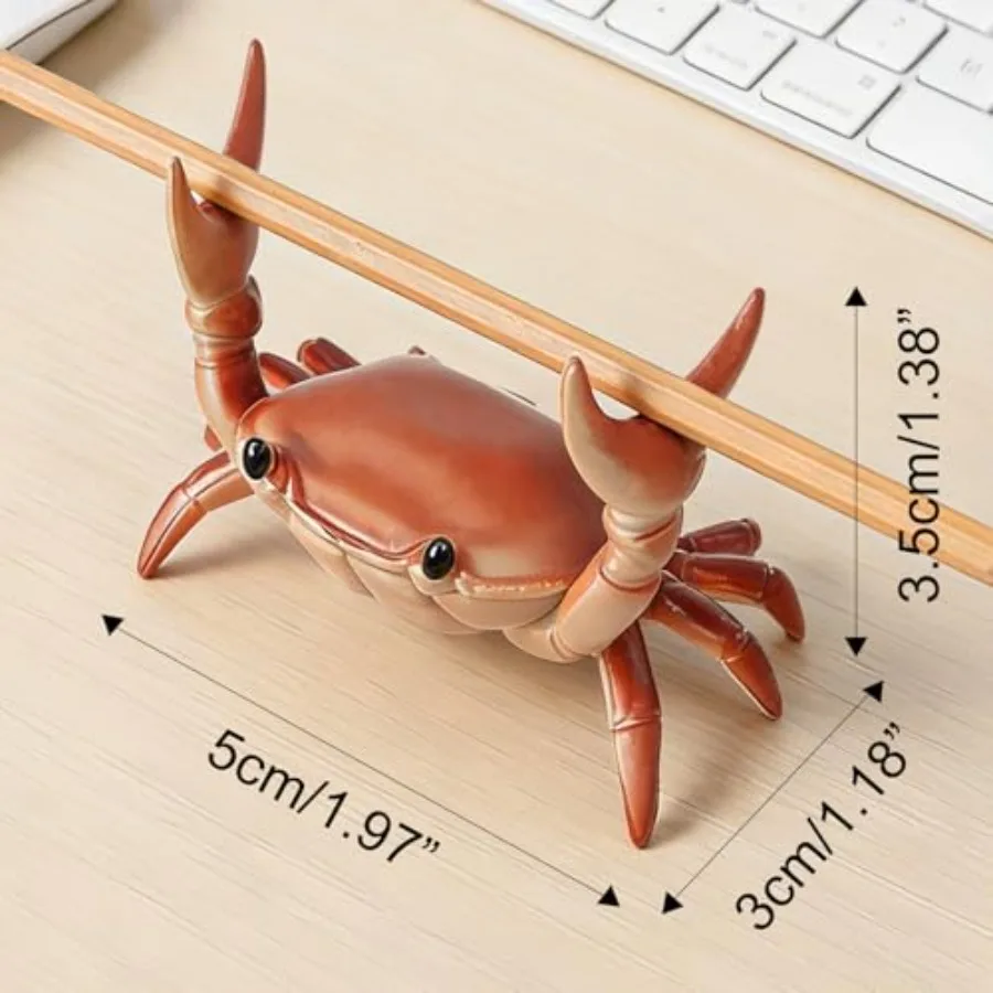4PCS Weightlifting Crab Pen Holder for Desk, Creative Desk Crab Pen Holder, Cute Desk Organizer and Pencil Stand, Funny Home Of - view 2