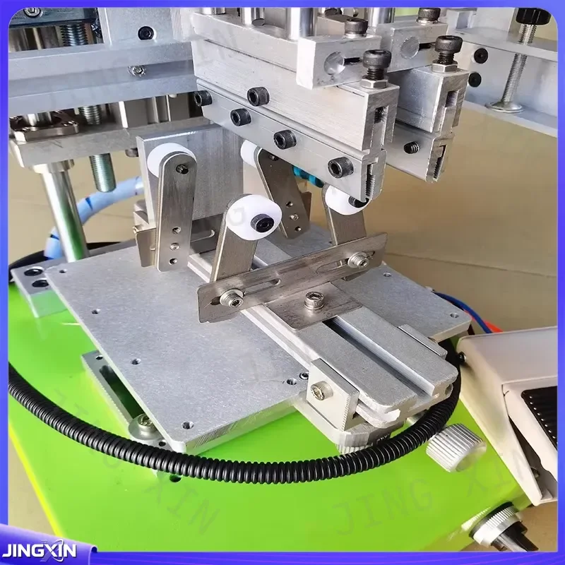 Custom for Semi Automatic Curved Screen Printing Machine Small Pneumatic Roller Printer Circular Screen Printing Equipment