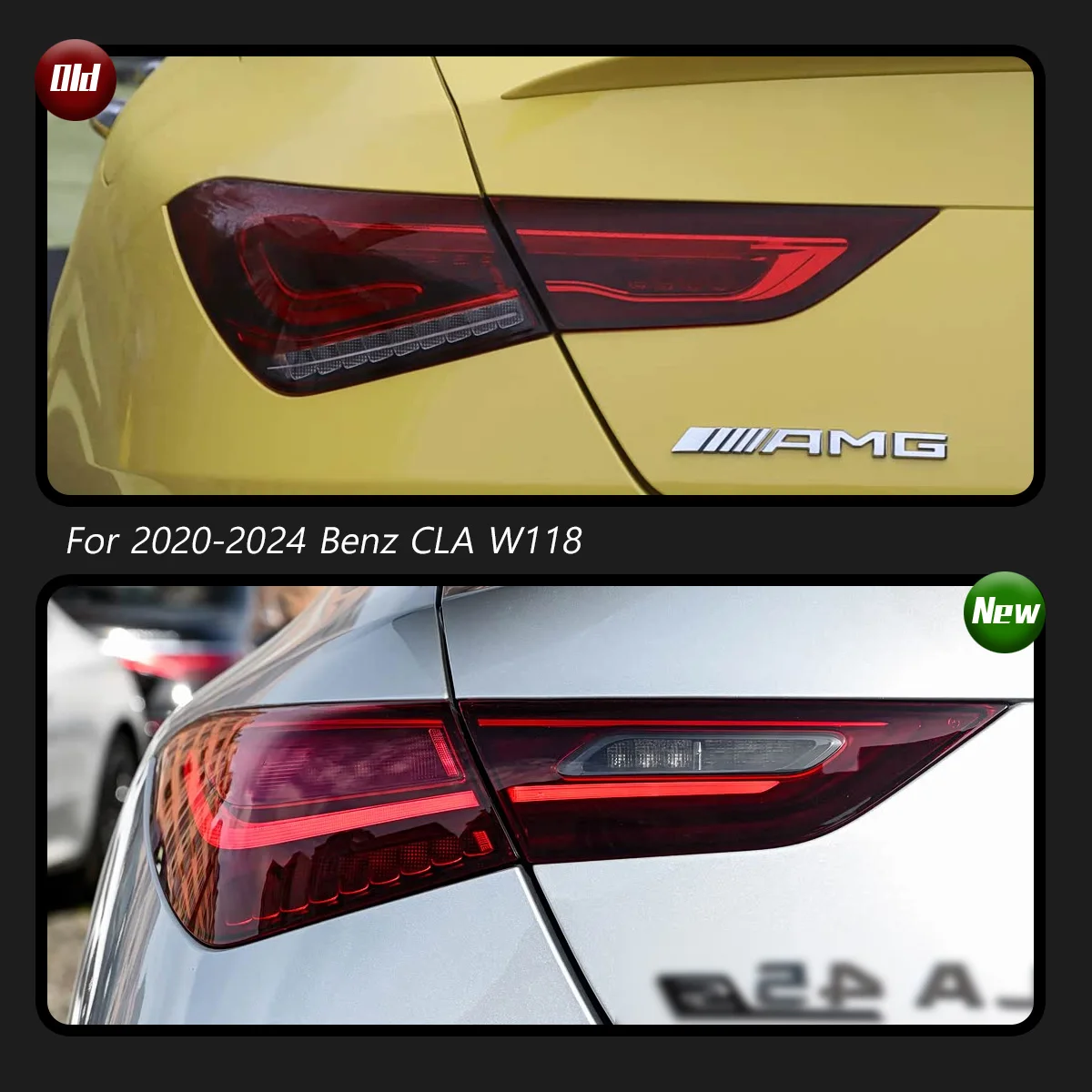 

TYPY новые светодиодные задние фонари автомобиля для Benz GLA W118, задний фонарь 2020-2024, сигнали, автоаксессуары, динамические поворотные ходовые огни