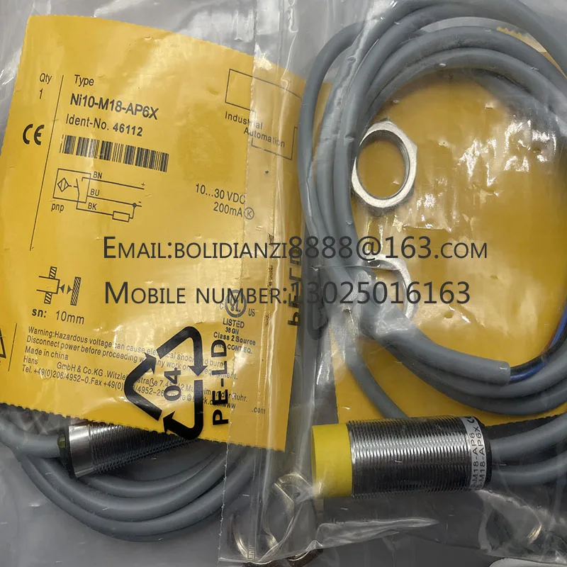 New proximity switch sensor NI10-M18-AP6X NI10-M18-AN6X One year warranty In stock