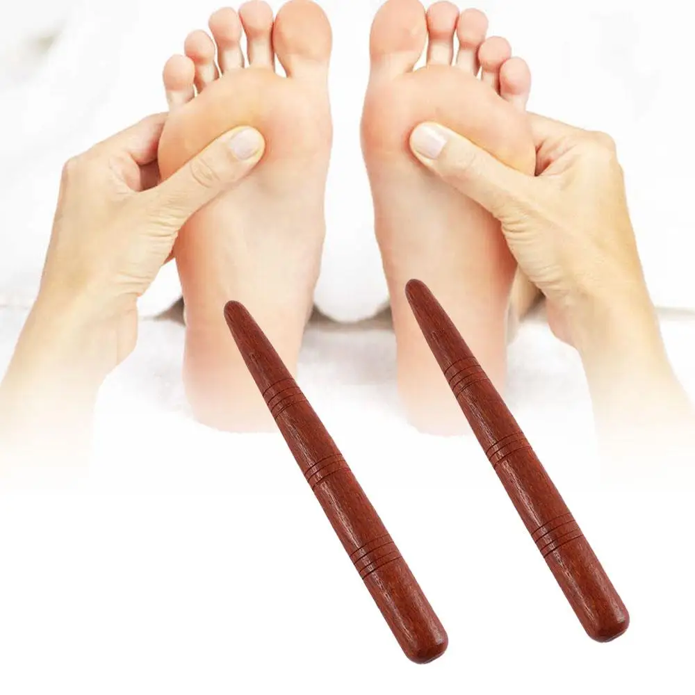 Houten 1Pc Massage Puls Fysiotherapie Bloedcirculatie Voeten Verlichten Pijn Massage Tool Voetmassage Stick Gezondheidszorg