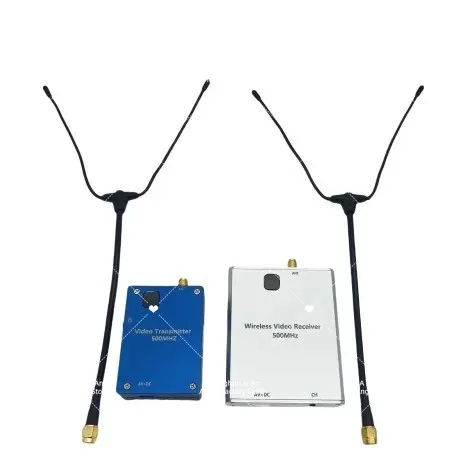 Wireless image transmission low-frequency 500MHz signal transmitter, video receiver, crossover machine, 8-channel wireless