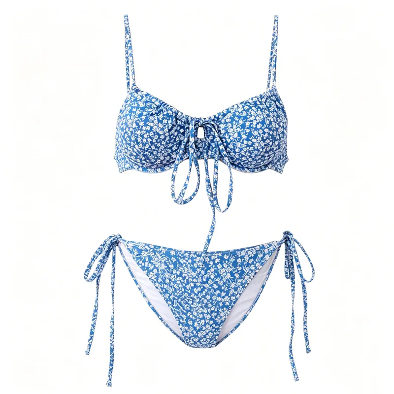 Vento de praia de verão, estilo ocidental, biquíni super imortal, coleta de dopamina, maiô de aço, fontes termais de resort, biquíni