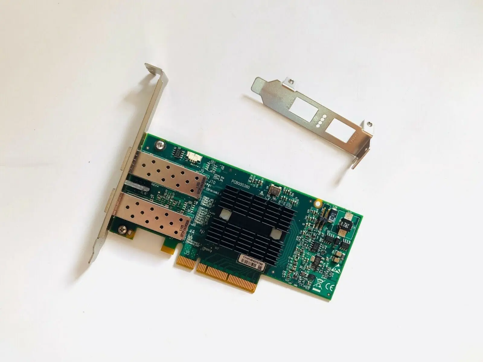 Imagem -03 - Mellanox Mnph29d-xtr Connectx2 Porto Duplo 2x Sfp Mais Rede Nic 10gb Pci-e x8